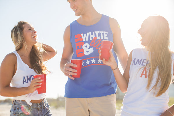 'Red, White & Booze' Tank Top