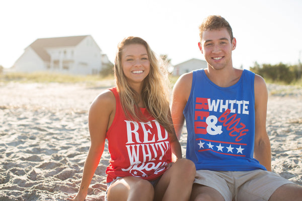 'Red, White & Bows' Tank Top