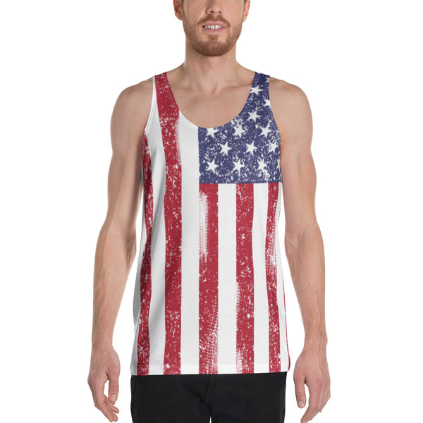 Men's American Flag Tank Top