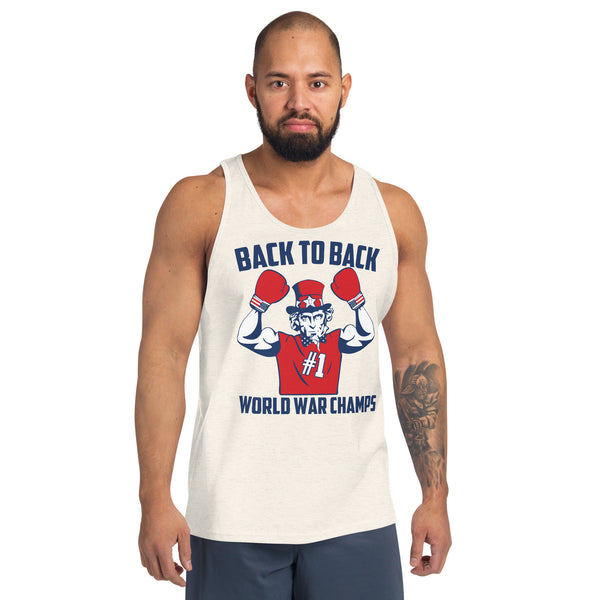 Uncle Sam 'Back to Back World War Champs' Tank Top