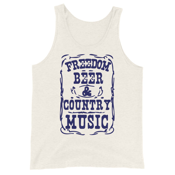 'Freedom, Beer & Country Music' Tank Top