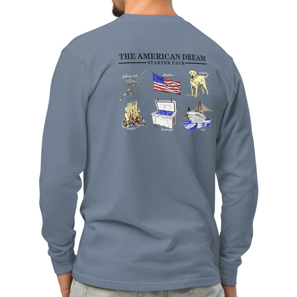 'American Dream Starter Pack' Comfort Colors Long Sleeve