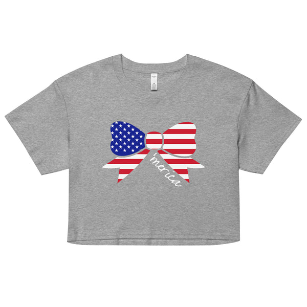 Merica' Bow Women's Crop Top