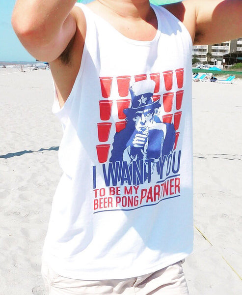 Beer Pong Parter Tank Top