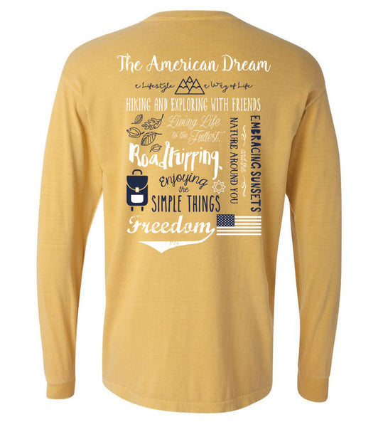 Comfort Colors Preppy Long Sleeve T-Shirt