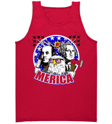 Red America Tank Top