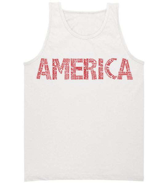 Patriotic Summer America Tank TOp