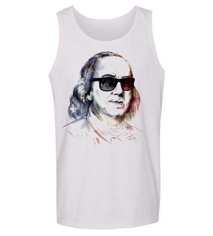 Ben Franklin American Tank top- July 4th