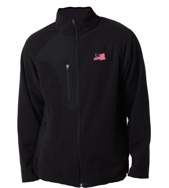 American Flag Embroidered Winter Jacket