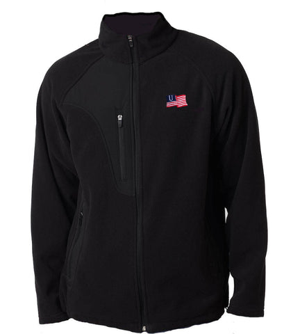 American Flag Embroidered Winter Jacket