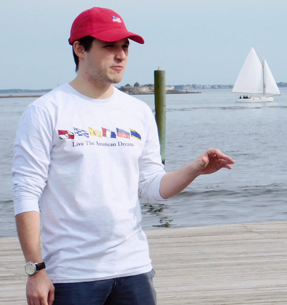 'Nautical Flags' Long Sleeve Tee