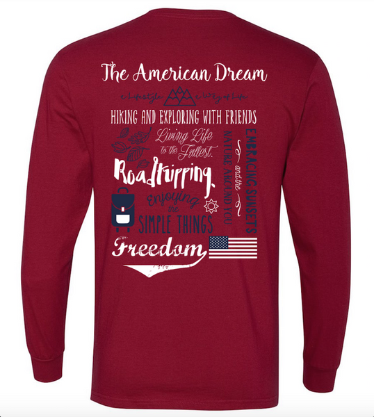 American Dream Adventure Definition Long Sleeve