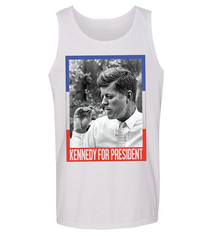 John F Kennedy Smokin- 4th of July Tank top