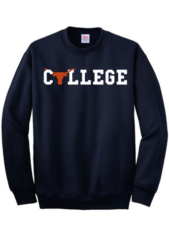 Longhorn Football College Texas Sweatshirt