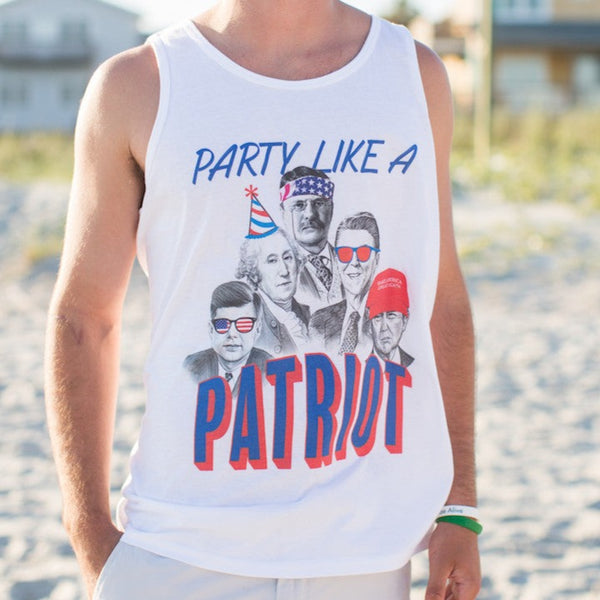 Trump, Teddy Roosevelt, George Washington, JFK & Reagan Tank Top