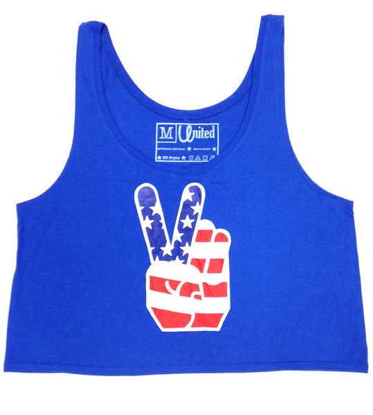 Peace Sign American Flag