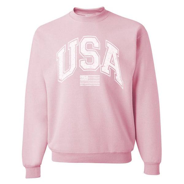 'White USA' Crewneck Sweatshirt