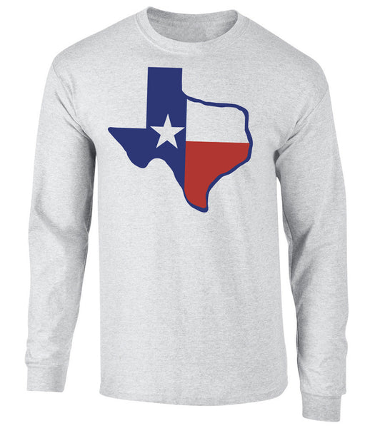 Texas Flag Long Sleeve United Tee