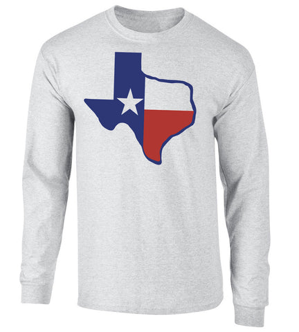 Texas Flag Long Sleeve United Tee