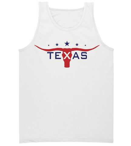 Texas Longhorns Tank- Red White and Blue