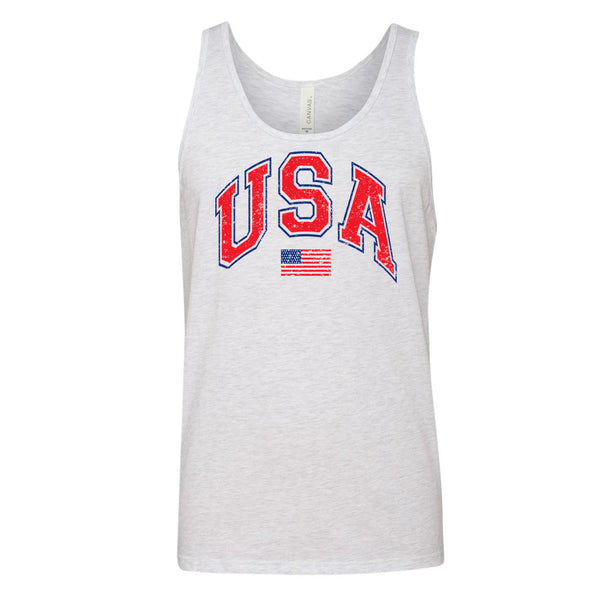 'Distressed USA' Premium Tank Top
