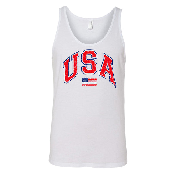 'Distressed USA' Premium Tank Top