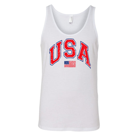'Distressed USA' Premium Tank Top