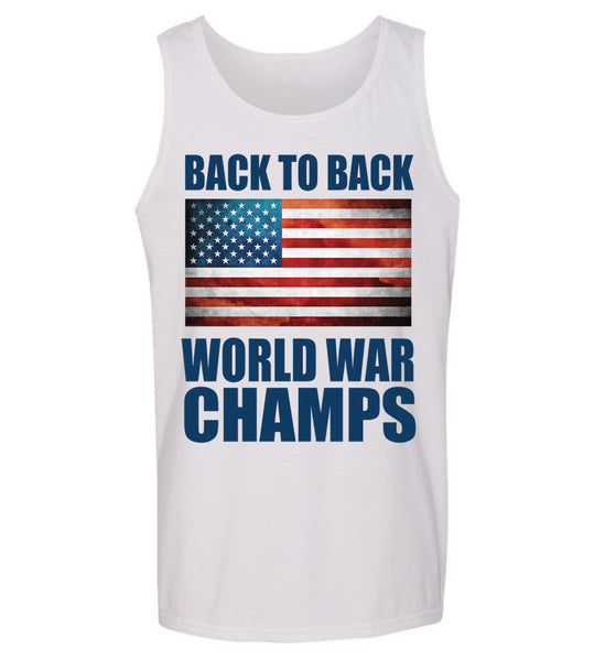 Back to Back World War Champs' American Flag Tank Top
