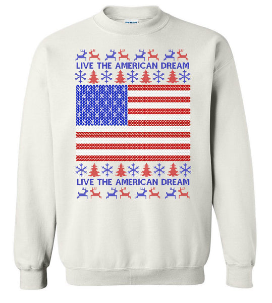 White Holiday Sweathsirt