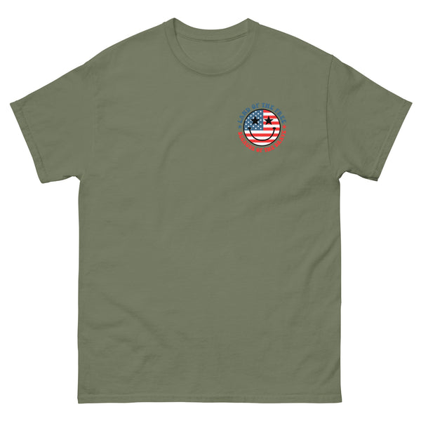 'Free & Brave Smiley Face' Basic T-Shirt