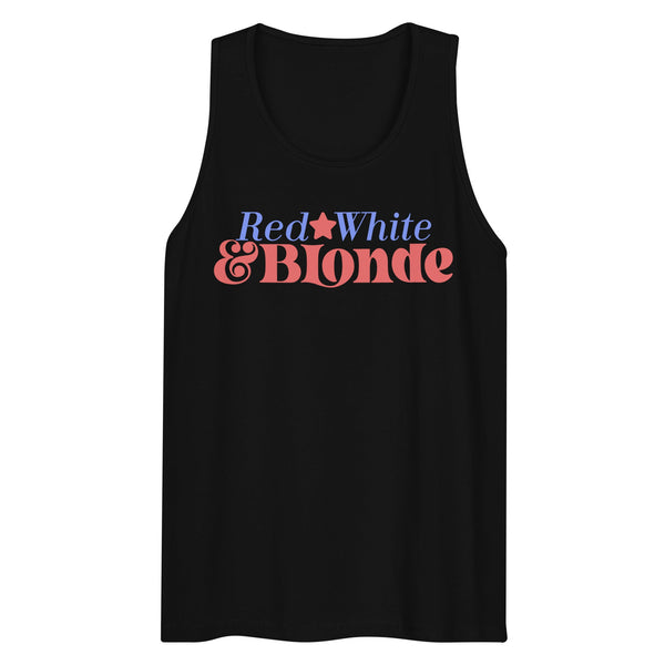 'Red, White & Blonde' Premium Tank Top