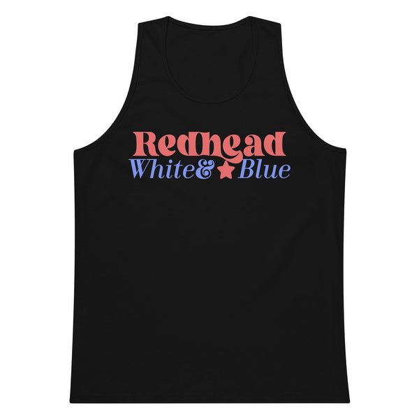 'Red, White & Blonde' Premium Tank Top