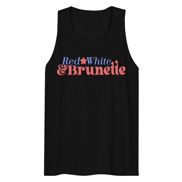 'Red, White & Blonde' Premium Tank Top