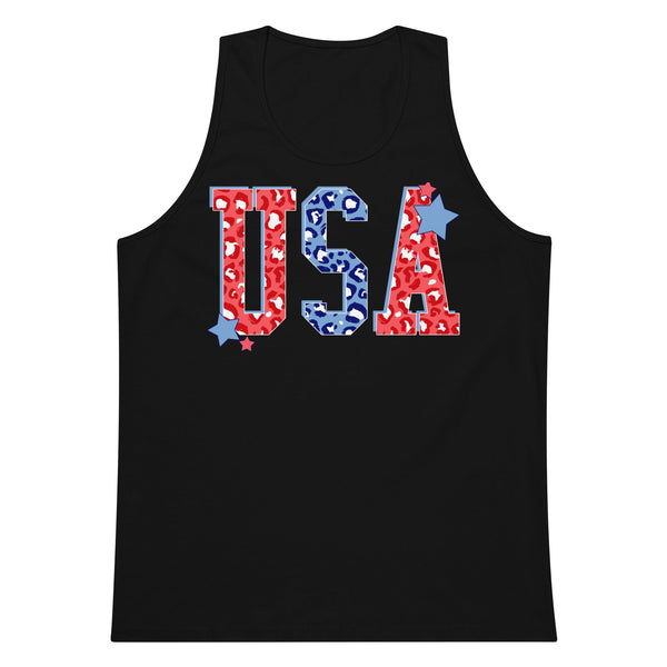 Leopard USA' Premium Tank Top