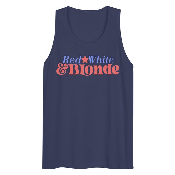 'Red, White & Blonde' Premium Tank Top