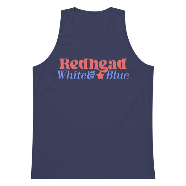 'Red, White & Blonde' Premium Tank Top
