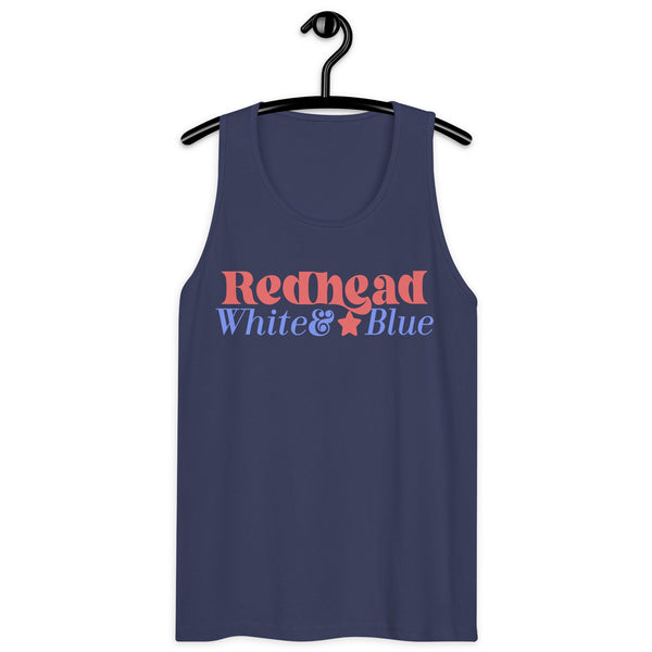 'Red, White & Blonde' Premium Tank Top