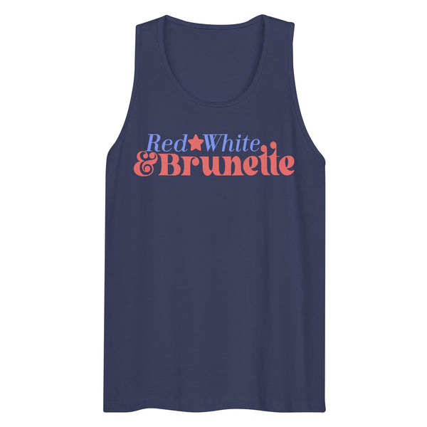 'Red, White & Blonde' Premium Tank Top