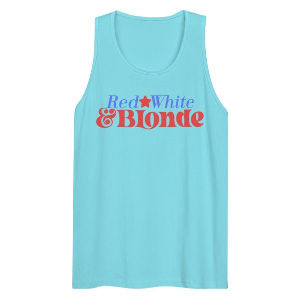 'Red, White & Blonde' Premium Tank Top