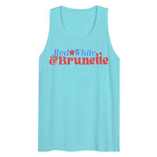 'Red, White & Blonde' Premium Tank Top