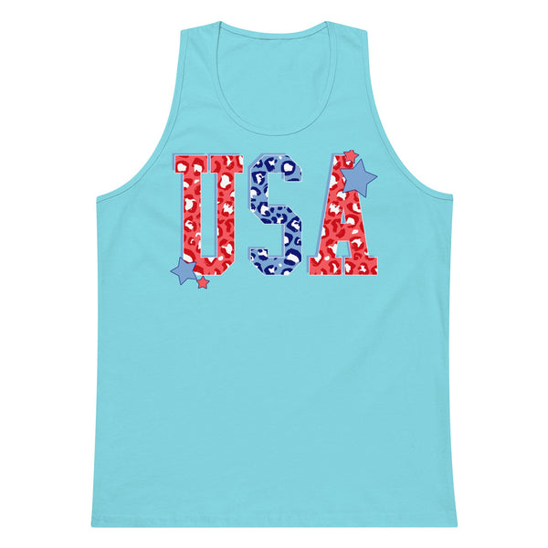 Leopard USA' Premium Tank Top