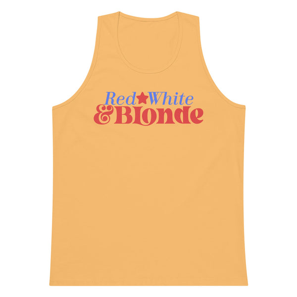 'Red, White & Blonde' Premium Tank Top