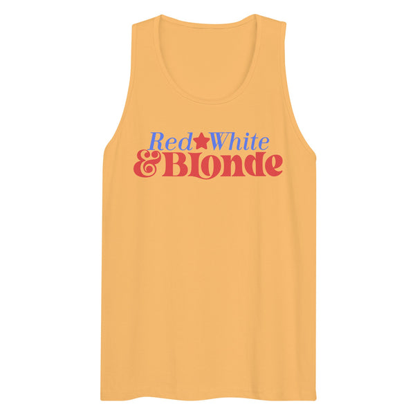 'Red, White & Blonde' Premium Tank Top