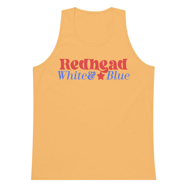 'Red, White & Blonde' Premium Tank Top