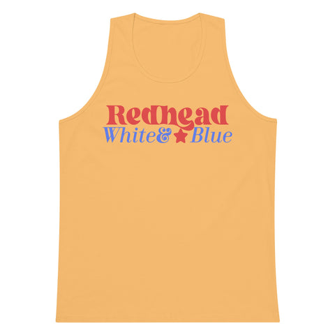 'Red, White & Blonde' Premium Tank Top