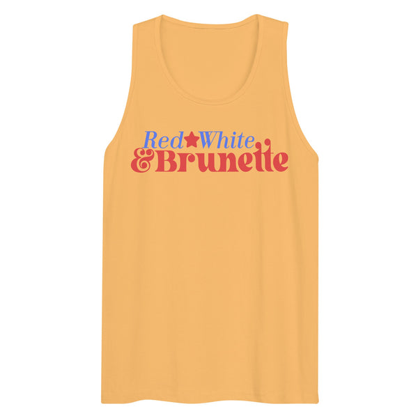'Red, White & Blonde' Premium Tank Top