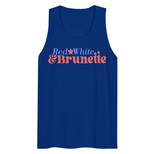 'Red, White & Blonde' Premium Tank Top