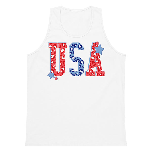 Leopard USA' Premium Tank Top