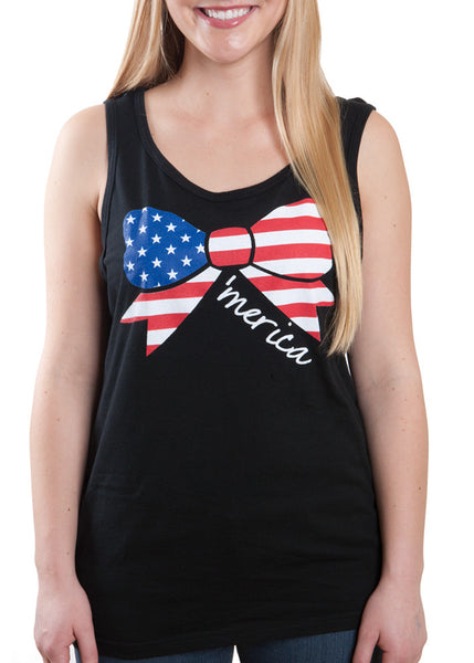 Merica Bow Tank Top