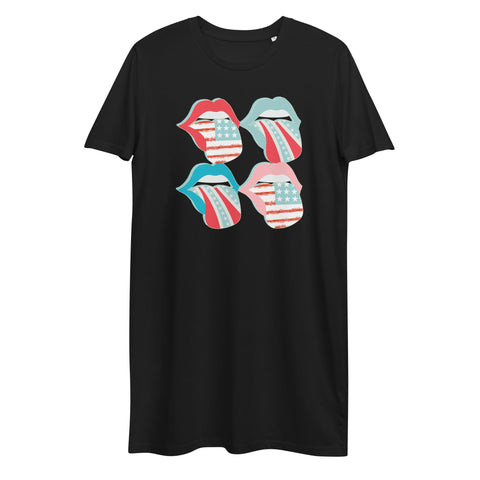 'Flag Tongues' T-Shirt Dress